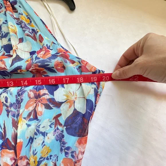 NWT Taylor Chiffon Maxi Dress in Aquamarine Mauve - Picture 8 of 13